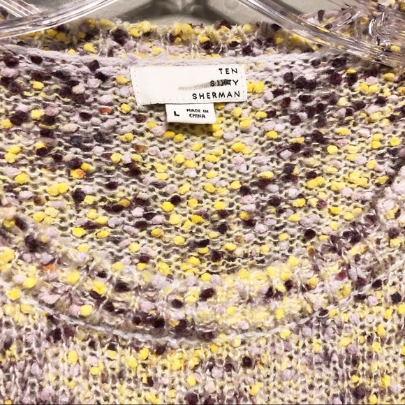 Ten Sixty Sherman Popcorn Yarn Sweater- Lg, Med - Picture 4 of 6